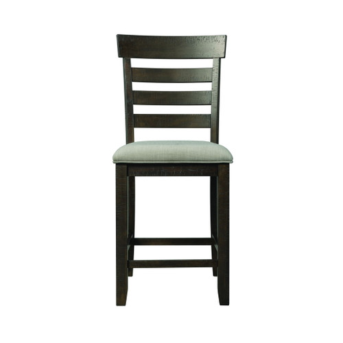 Colorado - Counter Side Chair With Cushion Seat (Set of 2) - Charcoal