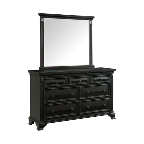 Calloway - 7-Drawer Dresser With Mirror Set