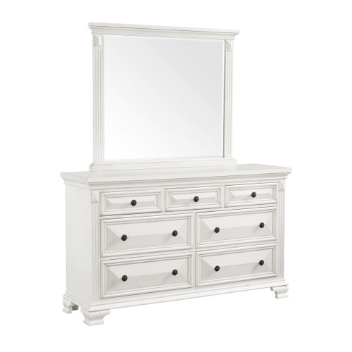 Calloway - 7-Drawer Dresser With Mirror Set