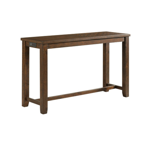 Jax - Bar Table Single Pack (Table + Three Stools) - Dark Walnut