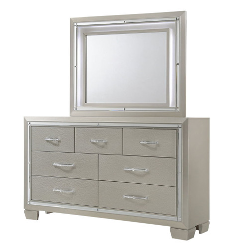 Platinum - Platform Storage Bedroom Set