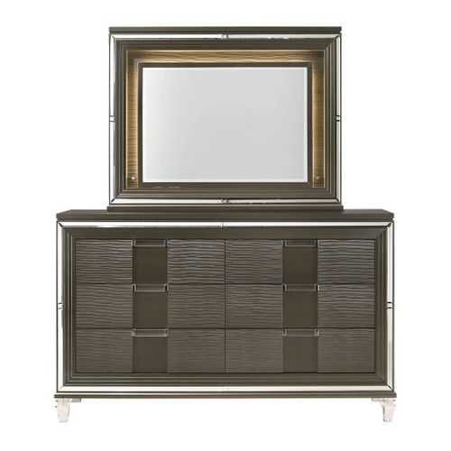 Twenty Nine - 6-Drawer Dresser With Mood Lighting Mirror
