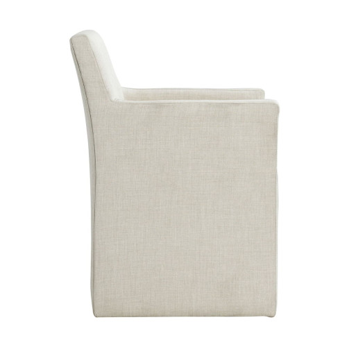 Collins - Dining Arm Chair With Heirloom Taupe Fabric