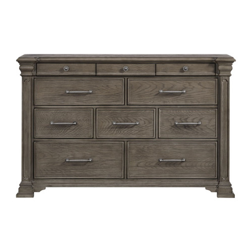 Kings Court - 10 - Drawer Dresser - Gray