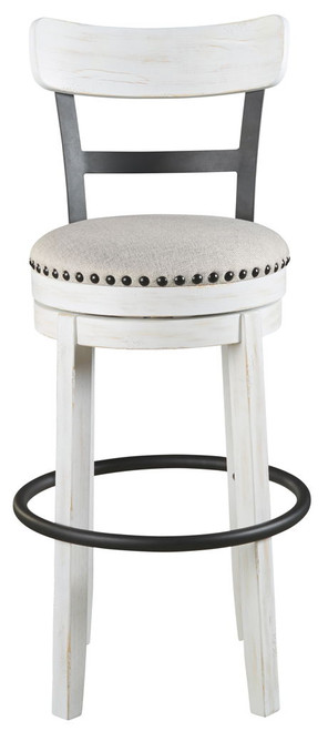 Valebeck - Tall Upholstered Swivel Barstool