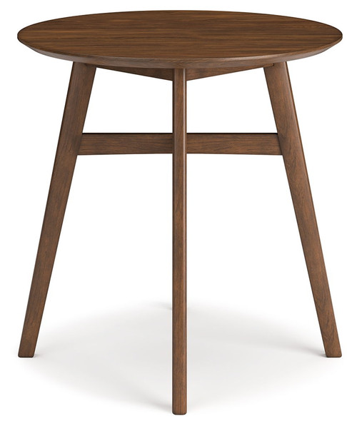 Lyncott - Brown - Round Dining Room Counter Table