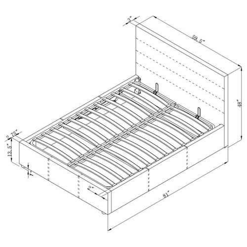 Riverbend - Upholstered Storage Bed