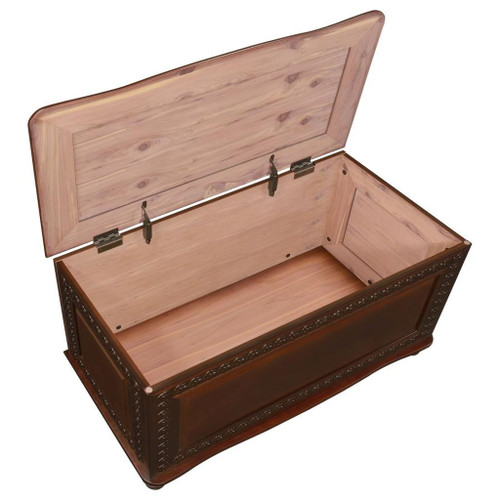 Finlay - Flip Open Storage Cedar Chest - Deep Tobacco