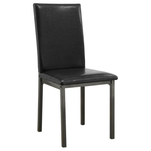 Garza - 5 Piece Rectangular Dining Table Set - Black