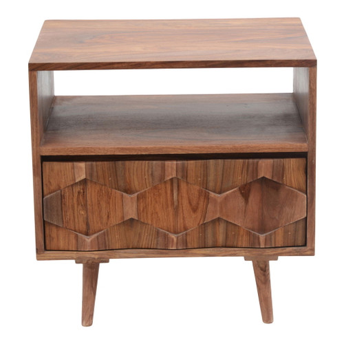 O2 - Nightstand - Brown