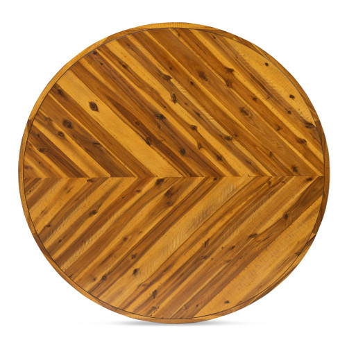 Parq - Round Dining Table - Brown