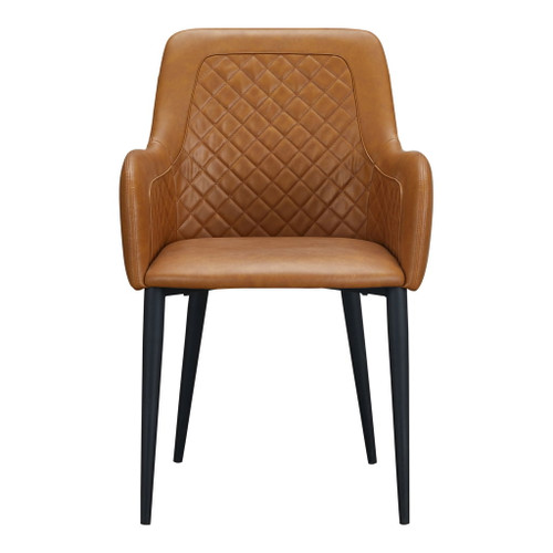 Cantata - Vegan Leather Dining Chair (Set of 2) - Tawny