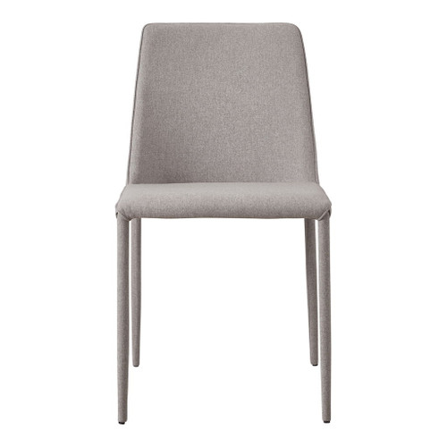 Nora - Fabric Dining Chair - Dark Gray