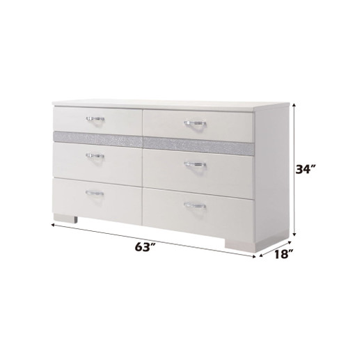 Naima II - Dresser - White High Gloss