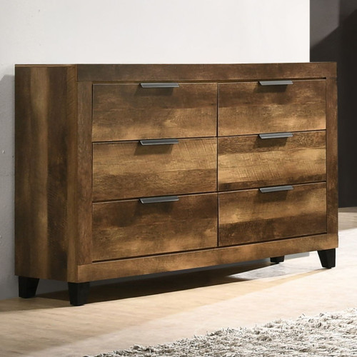 Morales - Dresser - Rustic Oak Morales - Dresser - Rustic Oak