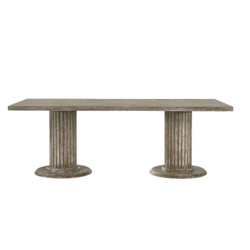 Gabrian - 31" Dining Table - Reclaimed Gray