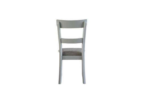 House Marchese - Side Chair (Set of 2) - Two Tone Gray Fabric & Pearl Gray