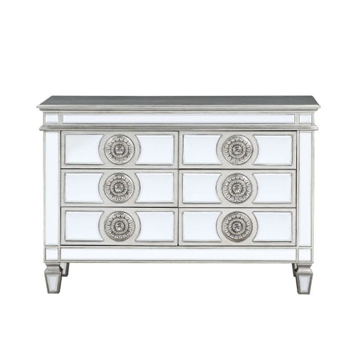 Varian - 34" Server - Mirrored & Antique Platinum