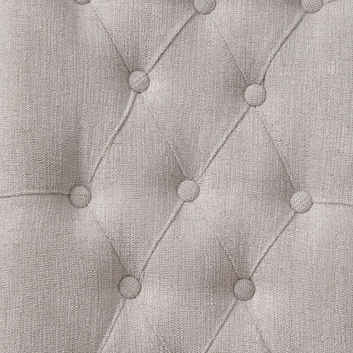 Yabeina - Side Chair (Set of 2) - Beige Linen & Gray