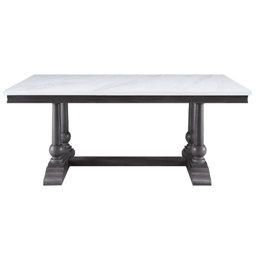 Yabeina - Dining Table - Marble Top Top & Gray Oak