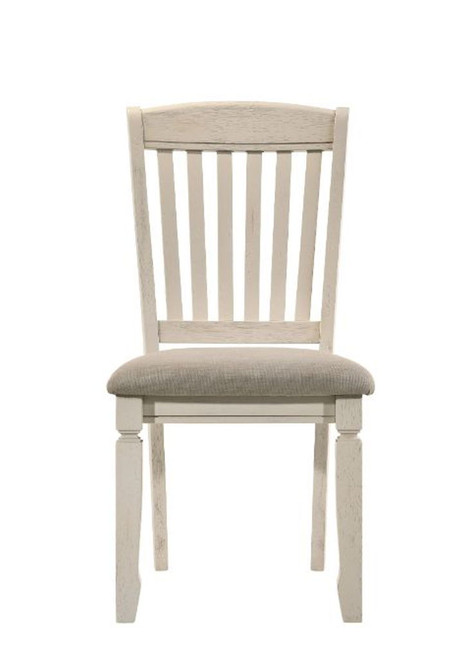 Fedele - Side Chair (Set of 2) - Tan Fabric & Cream