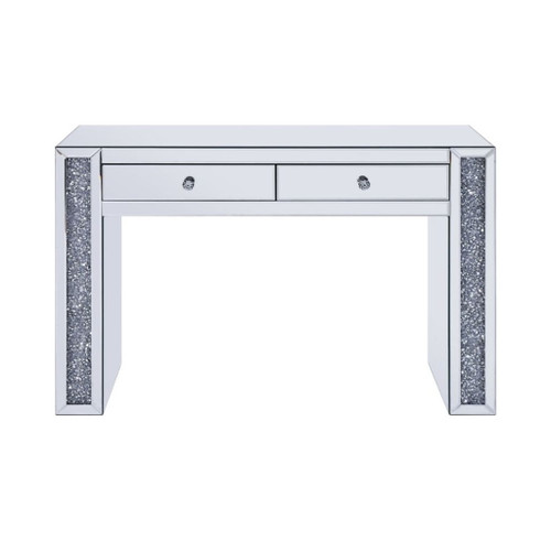 Noralie - Vanity Desk - Faux Diamonds & Mirrored