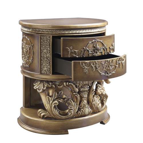 Constantine - Nightstand - Brown & Gold