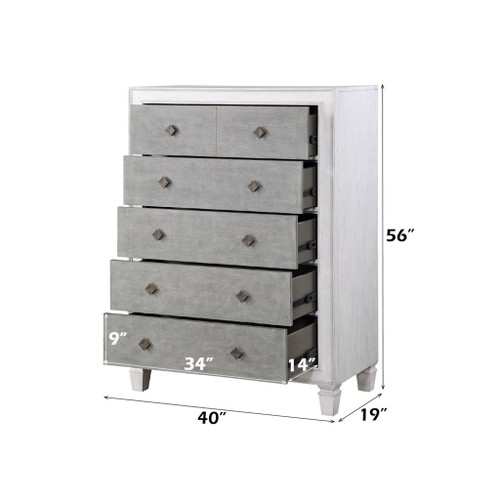 Katia - Chest - Rustic Gray & Weathered White