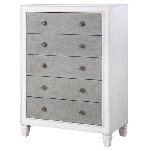 Katia - Chest - Rustic Gray & Weathered White
