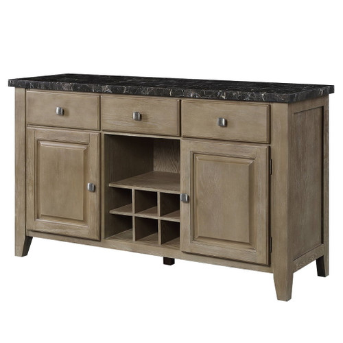 Charnell - Server - Marble Top & Oak