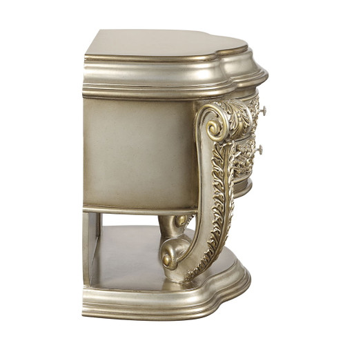 Danae - Nightstand - Champagne & Gold