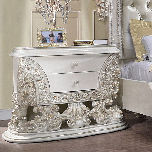Adara - Nightstand - Antique White Adara - Nightstand - Antique White