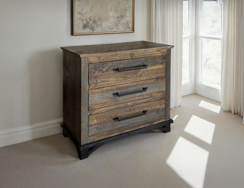 Loft Brown - Chest - Two Tone Gray / Brown