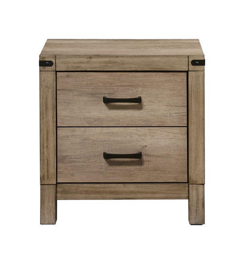 Matteo - Tall Nightstand - Brown