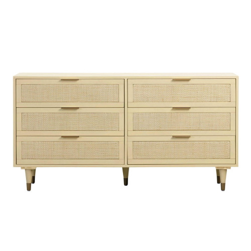 Sierra Buttermilk - 6 Drawer Dresser - Beige Sierra Buttermilk - 6 Drawer Dresser - Beige