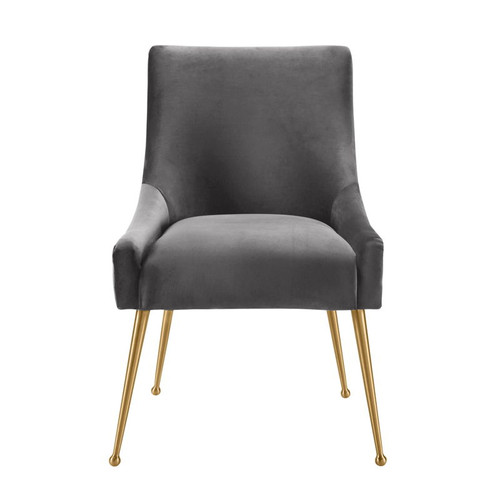 Beatrix - Pleated Velvet Side Chair