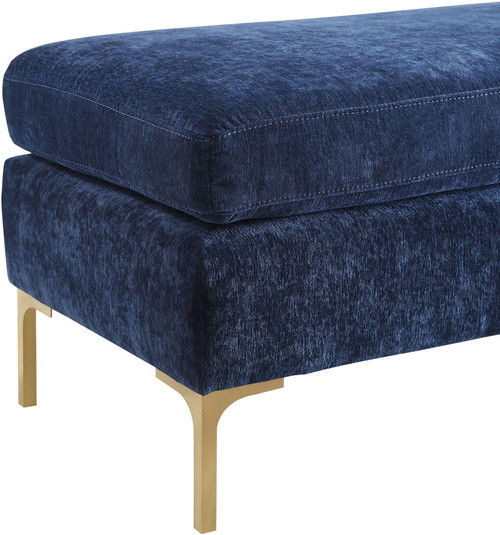 Delilah - Textured Velvet Bench