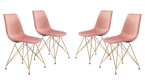 Parker - Dining Chair (Set of 4) - Pink