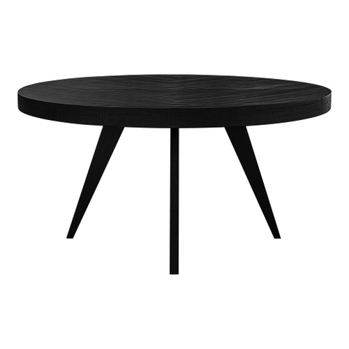 Parq - Acacia Round Dining Table - Black