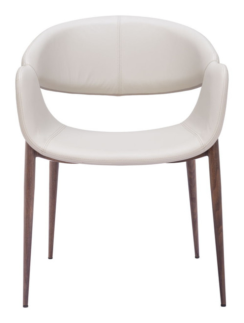 Limay - Dining Chair (Set of 2) - Beige / Walnut