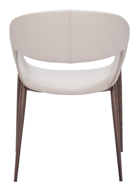 Limay - Dining Chair - Beige & Walnut