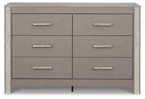 Surancha - Gray - Six Drawer Dresser