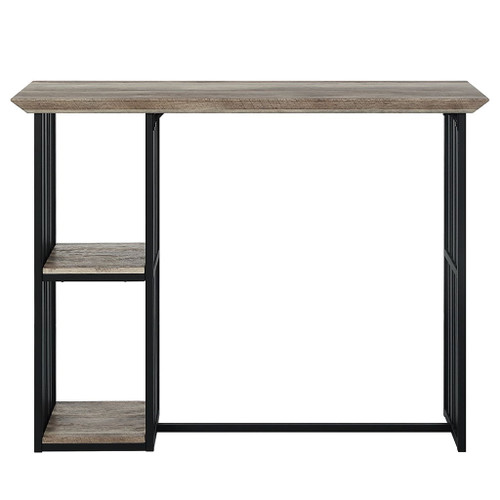 Zudora - Counter Height Table - Oak & Sandy Black