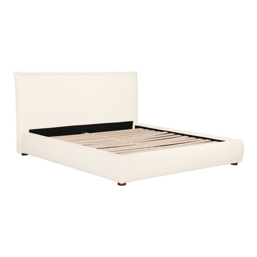 Recharge - Queen Upholstered Bed - White
