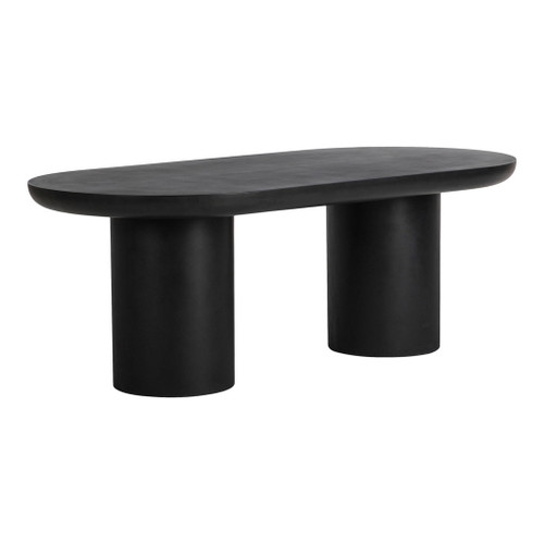 Rocca - Cement Dining Table - Black