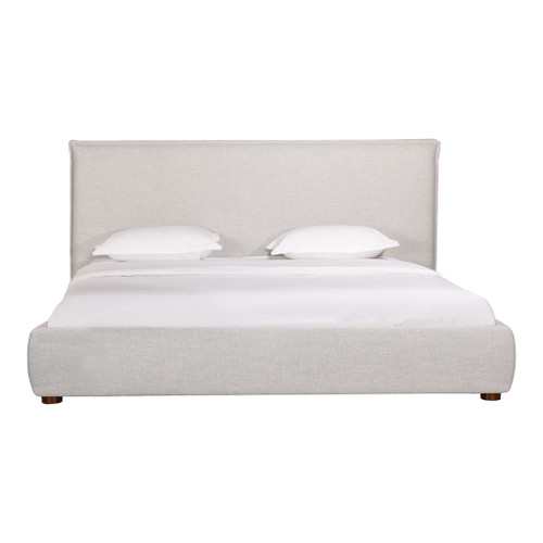 Luzon - Queen Bed - Light Grey