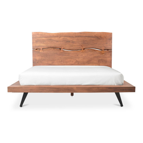 Madagascar - Platform Bed Queen - Light Brown