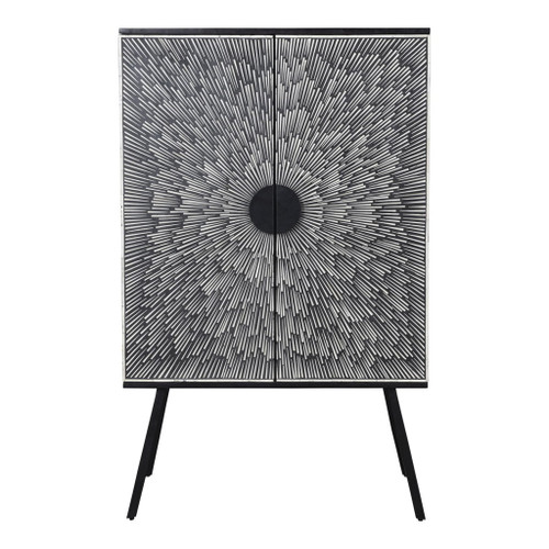 Sunburst - Wine Cabinet - Charcoal