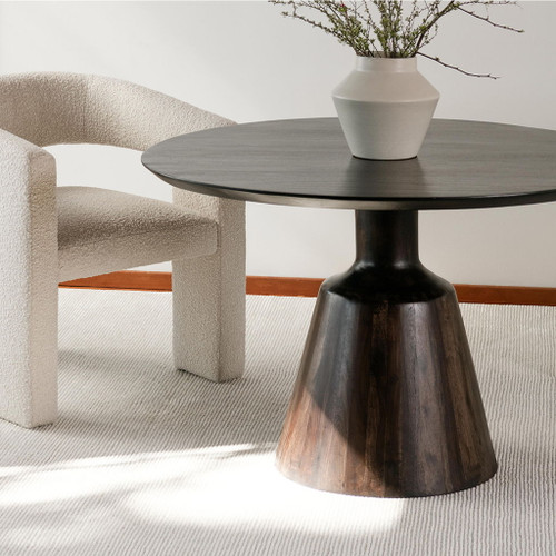 Myron - Dining Table - Dark Sheesham