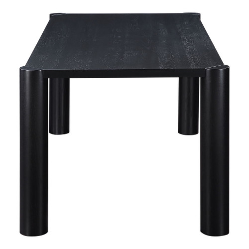 Post - Small Dining Table - Black Oak